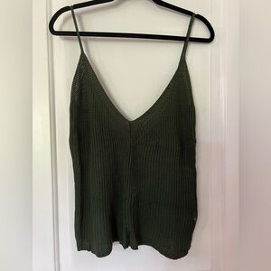Spaghetti strap knit top